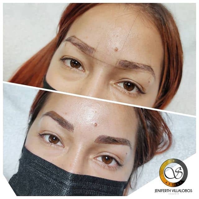 Cejas con acabado natural