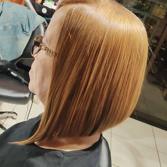 Detalle de corte de cabello