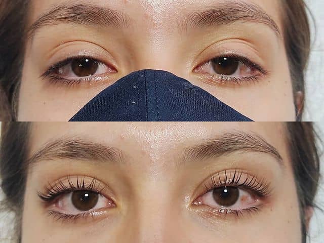 Resultado de lifting de pestañas