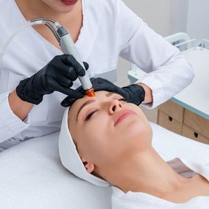 Tratamiento facial con vapor ozono